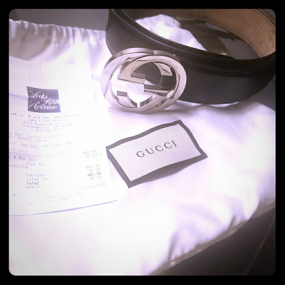 Authentic Gucci Belt